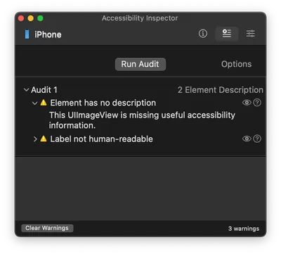 Accessibility Inspector